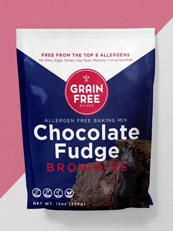 Grain Free Fudge Brownie Mix for wholesale by The Grain Free Baker