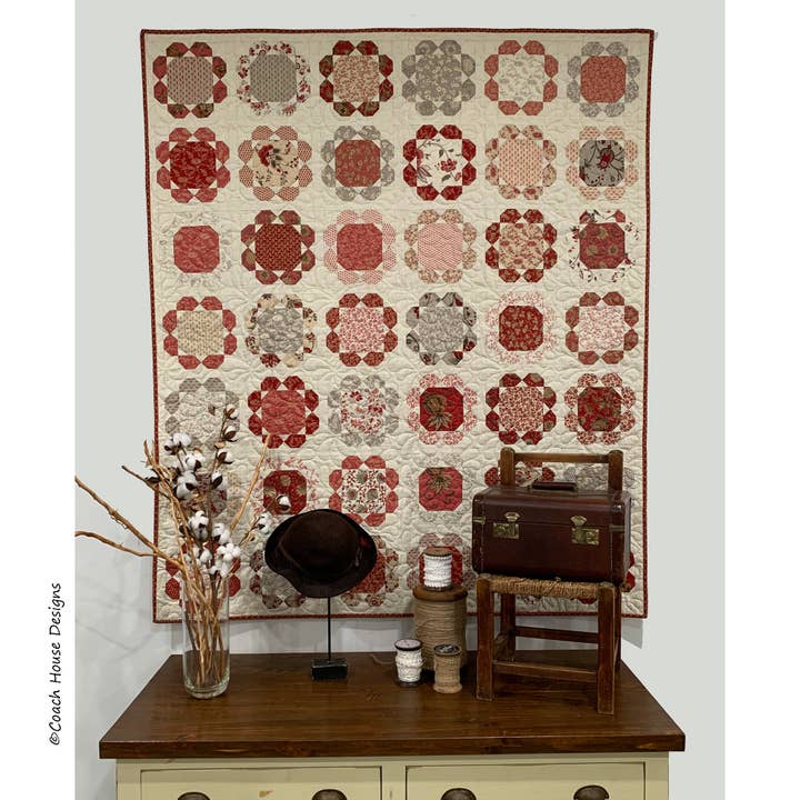 Coach House Designs - Wholesale Quilt - Les Fleurs Quilt Pattern1