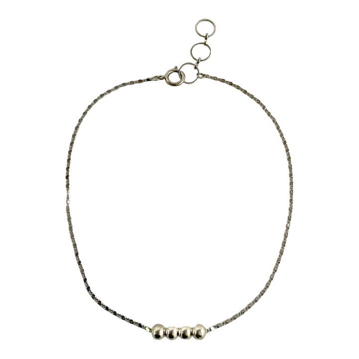 Silver Mosaic Necklace (Chain + Spacers Only) for wholesale by The Sage Vintage