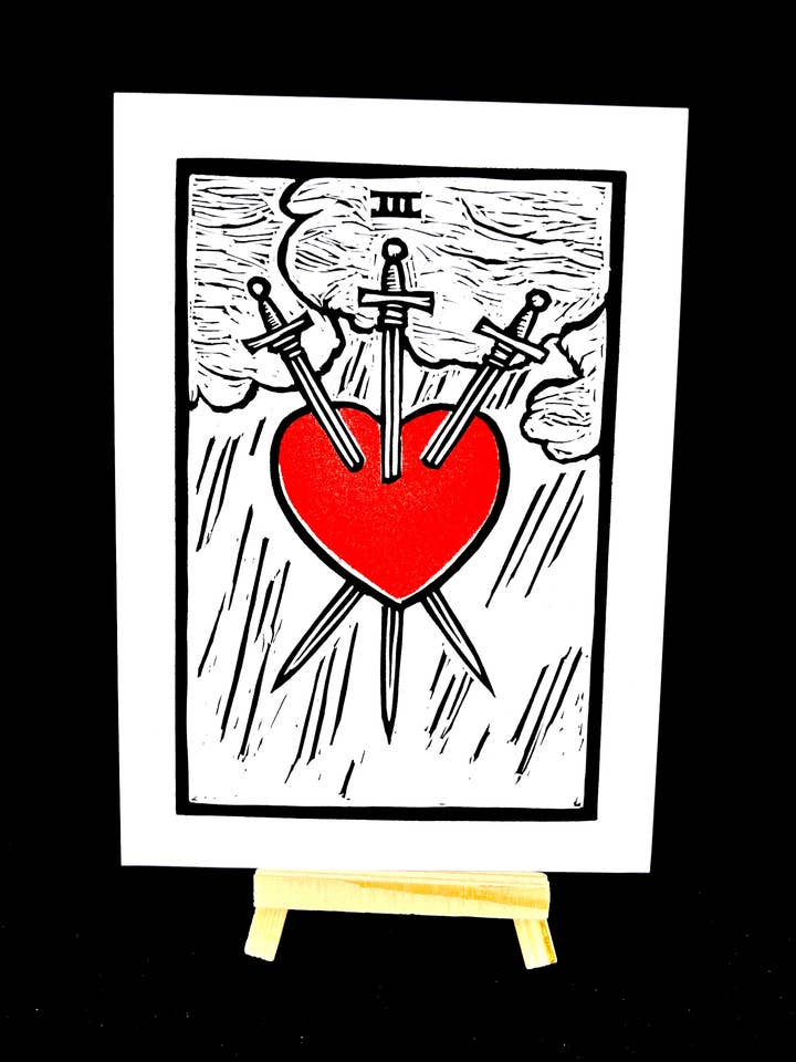 Tre i Svärd - Tarotkort för wholesale av Pixel Palmer