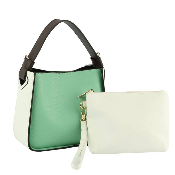 Handbag Factory Corp - Wholesale Shoulder Bag - Women's - Women Multicolor Hobo Shoulder Bag Purse