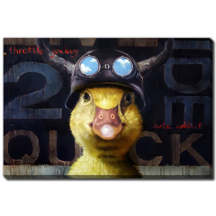 Full Throttle Printed 38x60 Canvas Wall Art for wholesale by Streamline Art