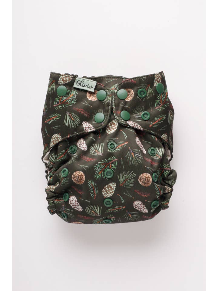 Olivia Diapers - Wholesale Diaper (Cloth) - Baby - Wide Olivia - Pine1