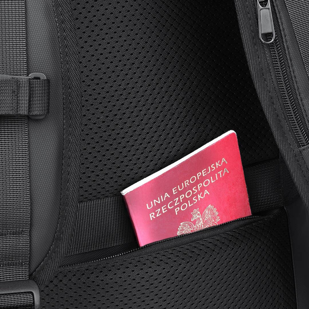 James Hawk - Vente Sac à dos – unisexe - Sac à dos Rolltop pratique pour ordinateur portable, tablette et accessoires4