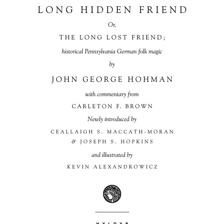 Hyldyr - Wholesale Body, Mind & Spirit Book - The Long Hidden Friend: Or, the Long Lost Friend2