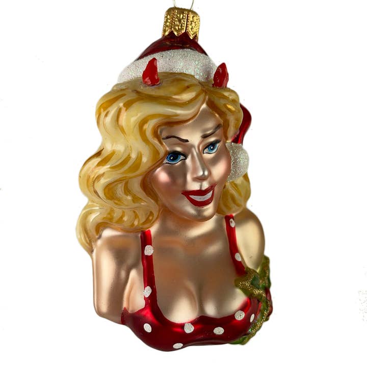 Biker Babe with Santa Hat for wholesale by Mysteria