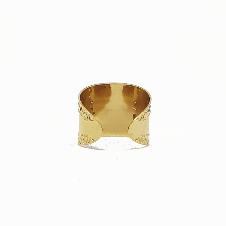 C'cedille – wholesale Cocktail/Statement Ring – Icate XL Guld Ljusring