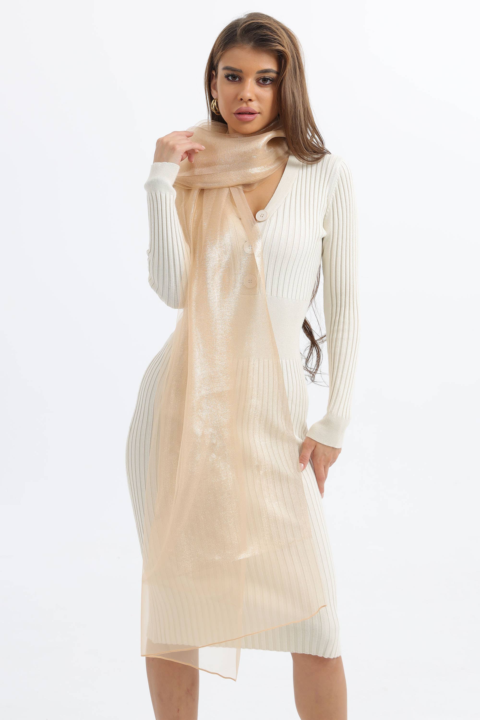 PHANIE MODE - Wholesale Scarf - Women's - Evening & Party Scarf – Light, Elegant E-713786