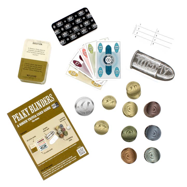 Ginger Fox UK – wholesale Card game – PEAKY BLINDERS ROGUE TRIVIA GAME4