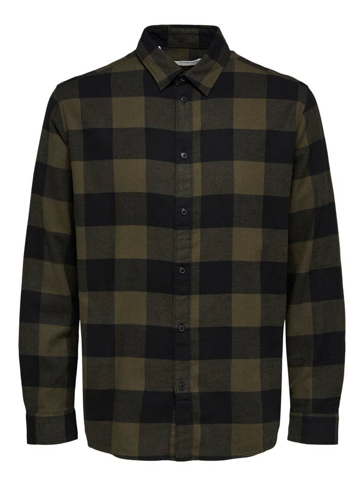 Selected Homme - Wholesale Shirt - Men's - SLHREGBOX SHIRT LS CHECK M2