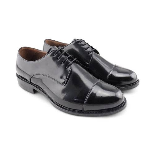 Otisopse - Wholesale Derby Shoes - Men's - Black brush-off leather derbies1