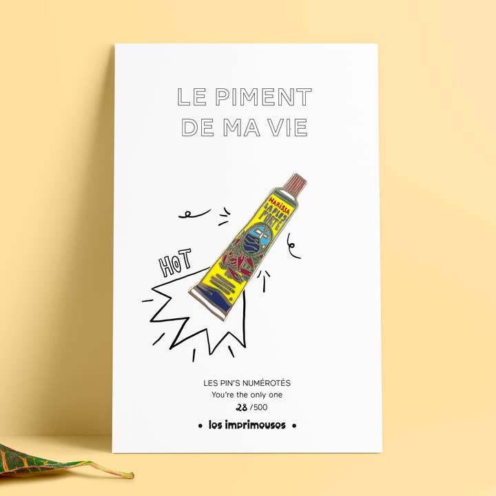 Pin's - Harissa - Mit livs chili for engroshandel hos LES IMPRIMEUSES