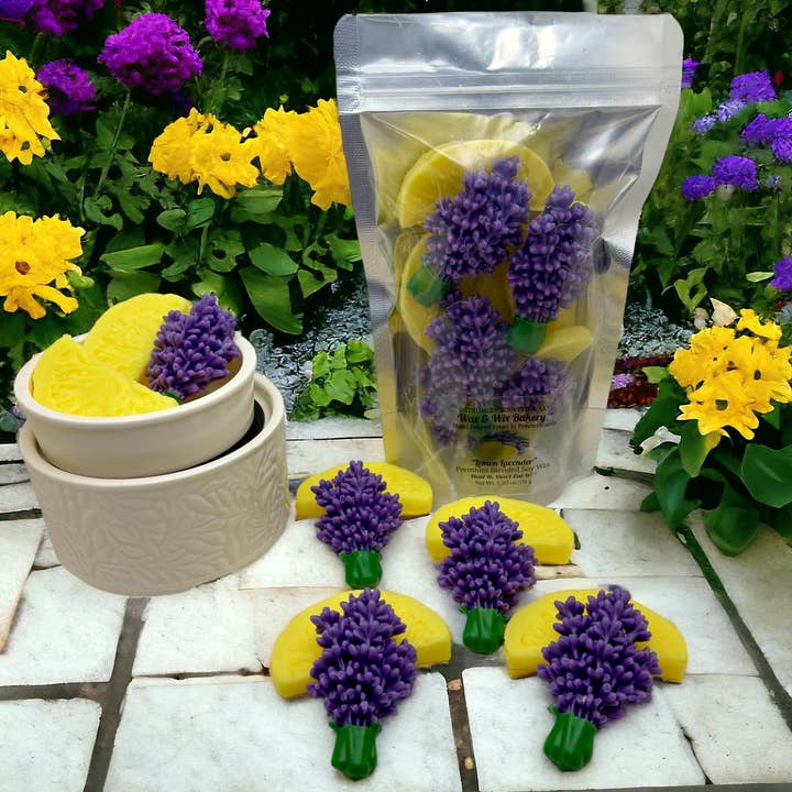 Wax and Wix Bakery® - Wholesale Wax Melt - Lavender and Lemon Wax Melts. 5.30 oz. Wax Melt/Soy Wax