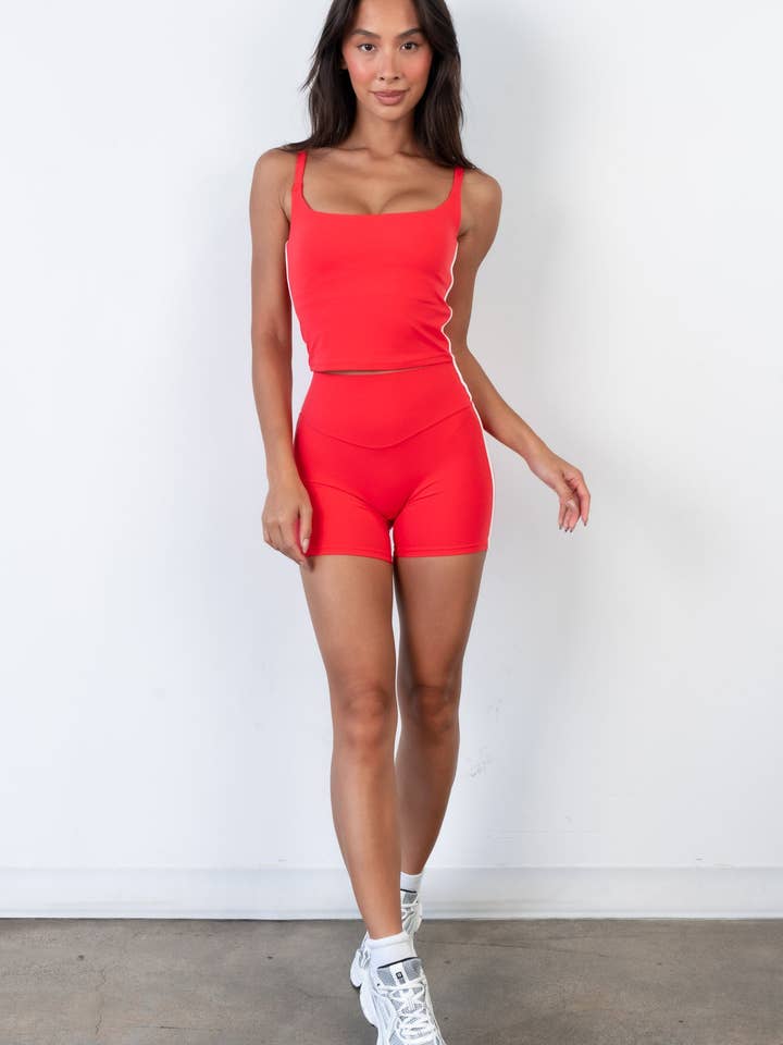 Vitality - Wholesale Athletic Shorts - Women's - Cloud II™ Volley Short - Hot Pepper Contrast5