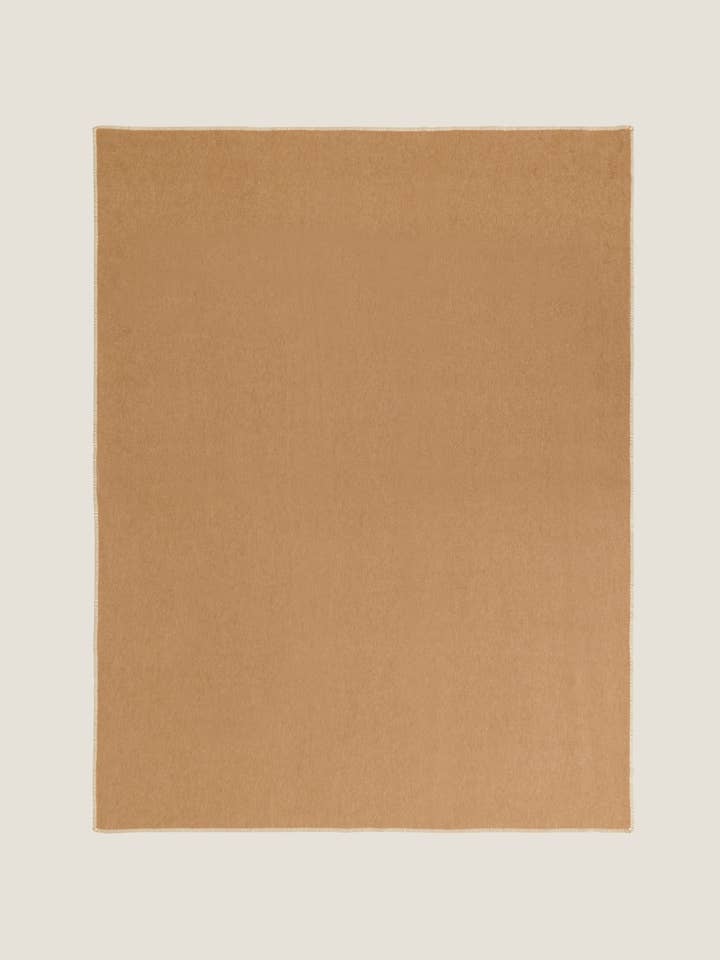 Alpaca Wool Camel blanket for wholesale by Naming This Later