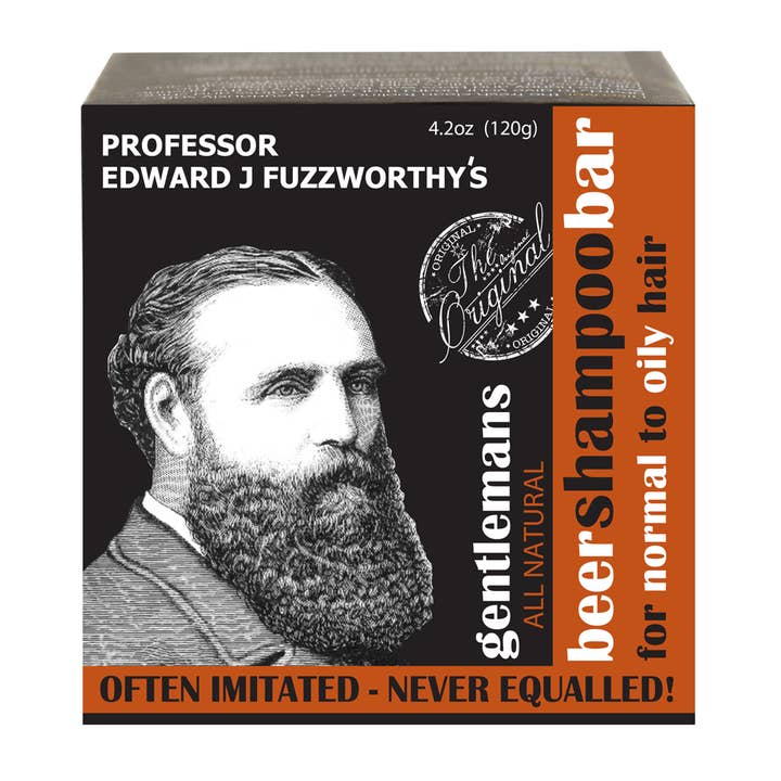 Gentlemens hår schampo Bar för wholesale av Professor Fuzzworthy
