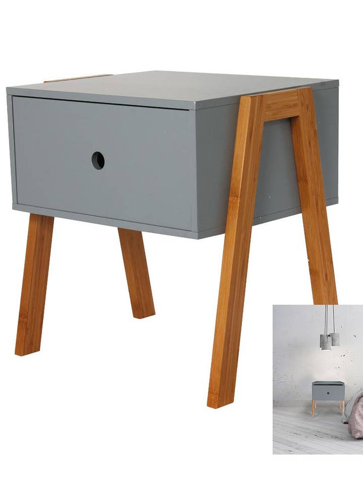 Mesita (de Noche) Apilable Gris para venta al por mayor de Sfeerpunt