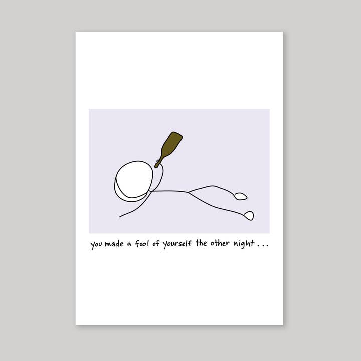 Du gjorde dig selv til grin lykønskningskort for engroshandel hos Icon