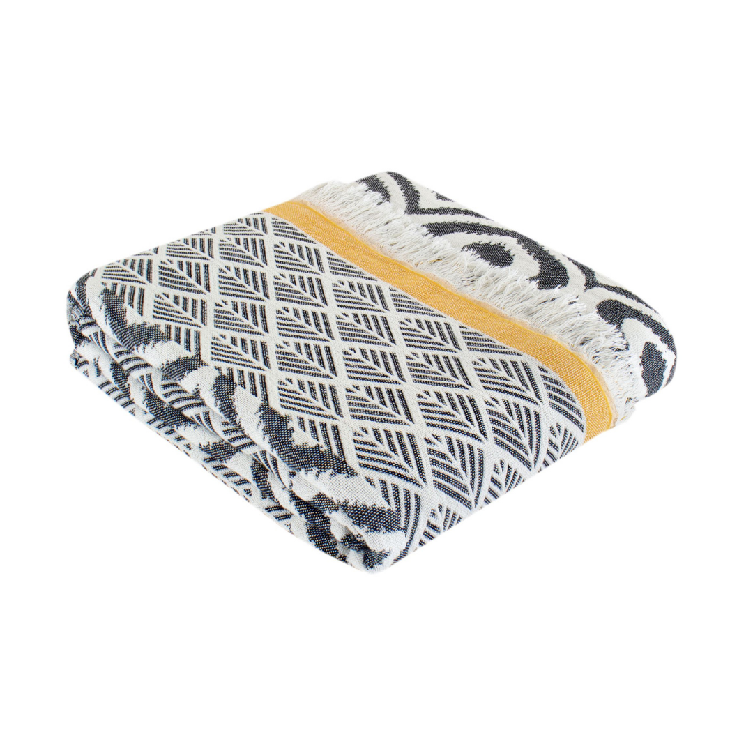 DNZ Textiel B.V. - Wholesale Throw Blanket - Asude | Turkish Cotton Throw Blanket | 135x170 cm0