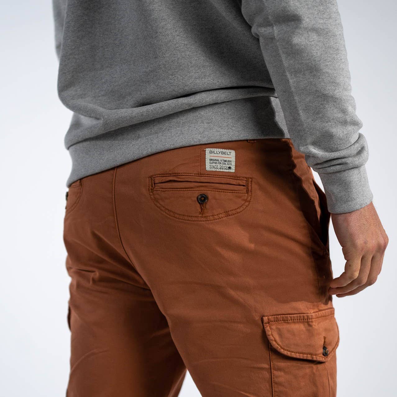 BILLYBELT - Vendita all'ingrosso Pantalone - Uomo - Pantaloni cargo color cammello5