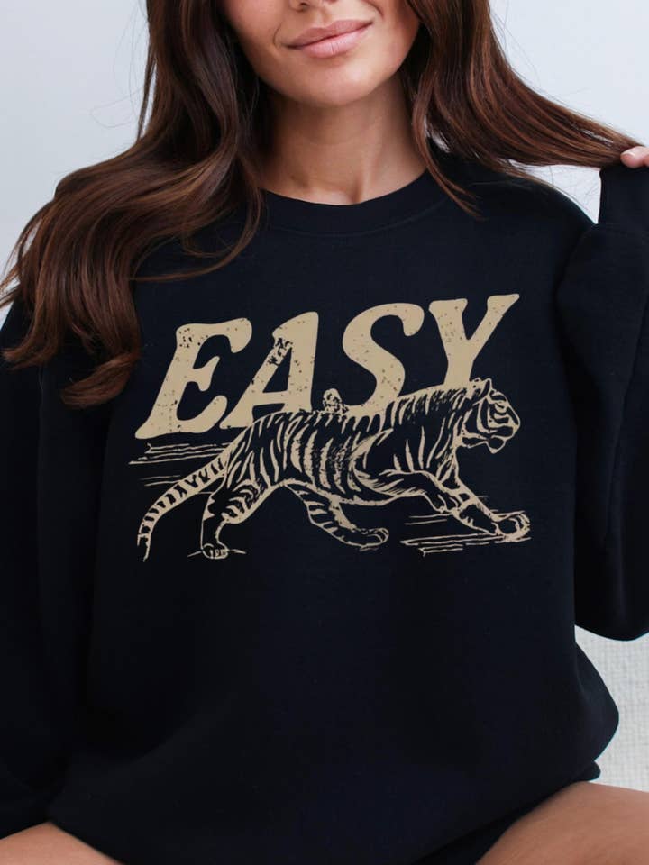 Sweatshirt Vintage Easy Tiger pour la vente par Desert Raine