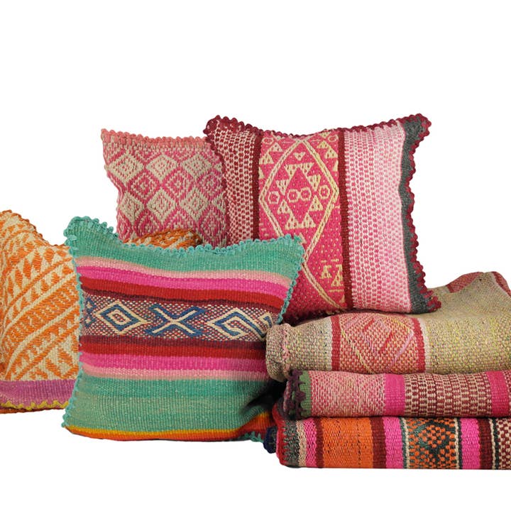 Vintage Heirloom Pillows for wholesale by Shupaca Alpaca