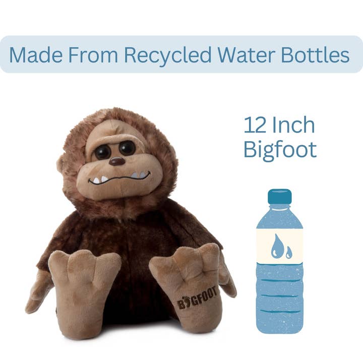 The Petting Zoo - Wholesale Stuffed/Plush Toy - Kids & Baby - 12" (31cm) Wild Onez Bigfoot Boy Mythical3