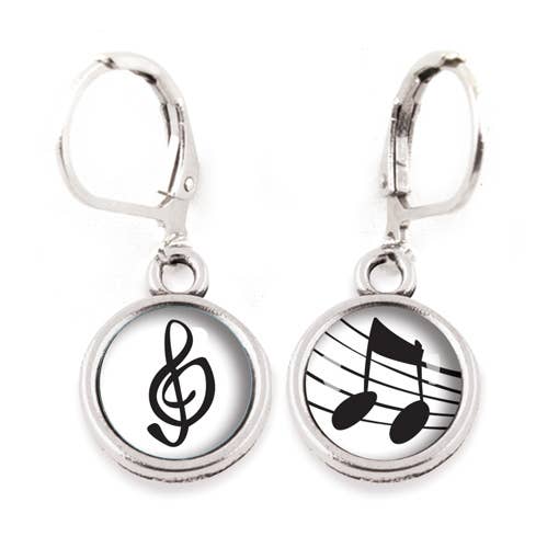 Clé de Sol Children's Sleeps/Musical Note Sleeps - Silver for wholesale by Les Minis d'Emilie Fiala