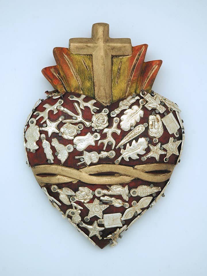 MXAM-H1 - Acento de parede tradicional mexicano Milagros 7in por atacado de Contreras Designs