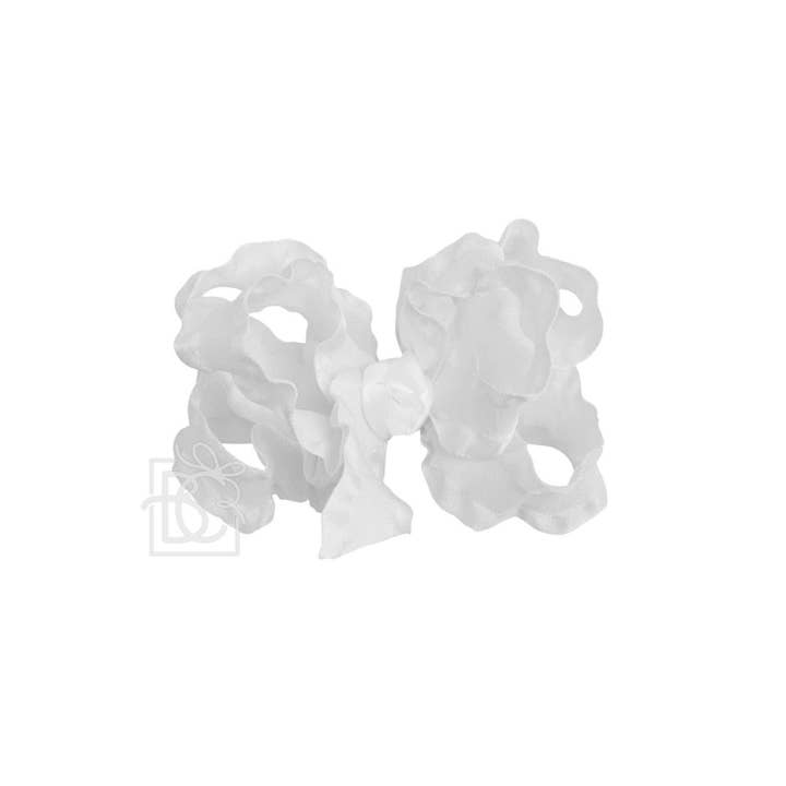 Beyond Creations, LLC - Wholesale Hair Bow - Kids - DOUBLE RUFFLE BOW ON CLIP1