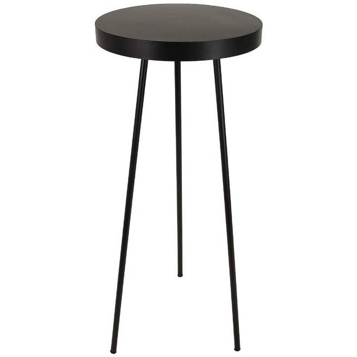 Round Table - Black Metal - Ø42,5 x ↑ 98 cm for wholesale by Trendhero.nl/b2b