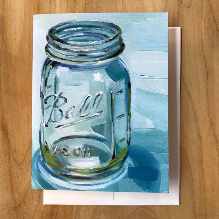 Art by Alyssa - Wholesale Everyday Greeting Card - Ball Jar Card0