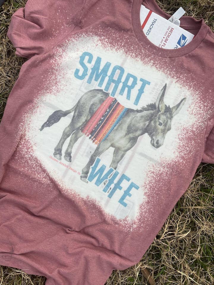 Smart Ass Wife Tee for wholesale by Grace N Grit Designs