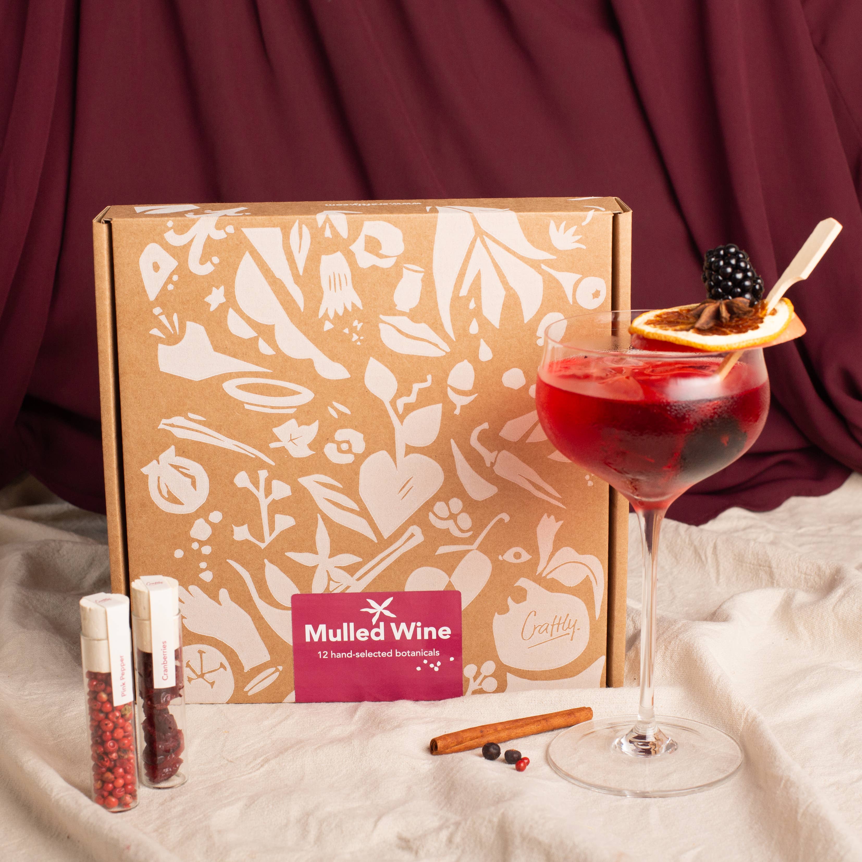 Craftly - Wholesale DIY Drink Kit - Mulled Wine Kit - Holiday Spiced Wine Mix - Mulled Wine4