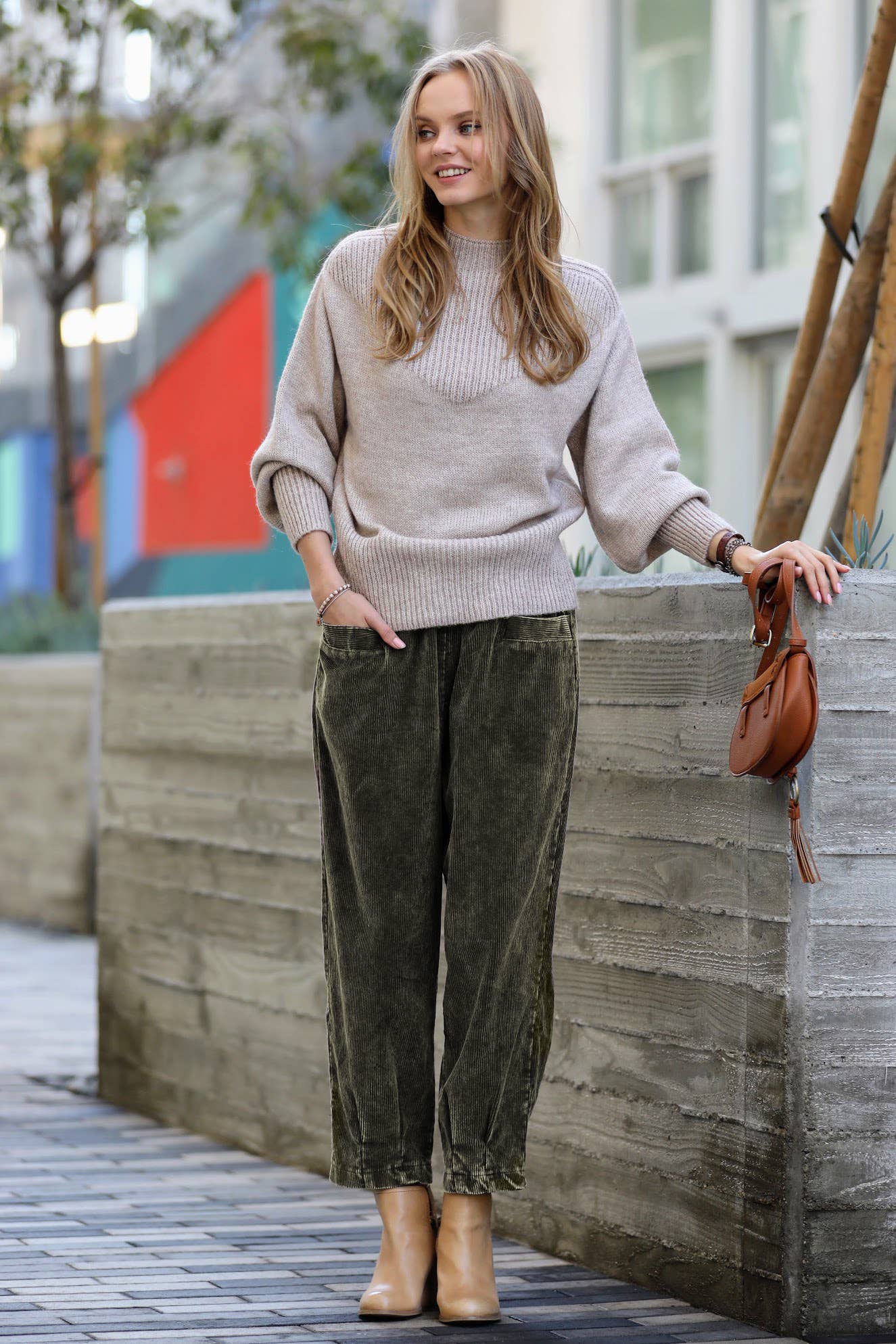 42POPS - Wholesale Pants - Women's - ",,,,.....Vintage wash corduroy pants18