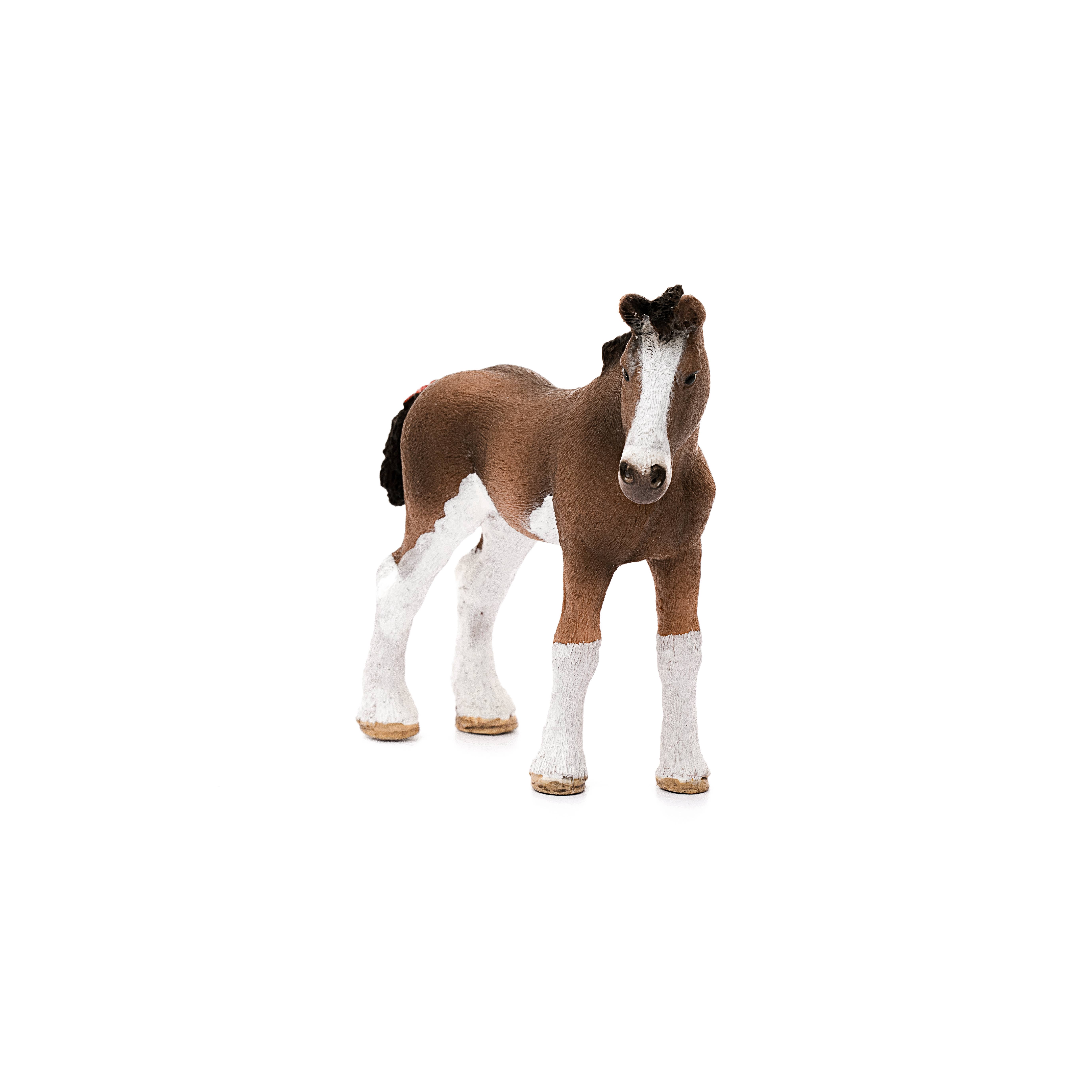 Schleich - Wholesale Figurine Toy - Kids - Clydesdale Foal Farm Horse Toy1