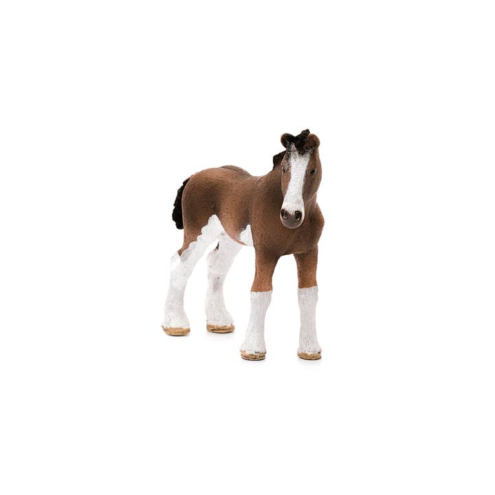 Schleich - Wholesale Figurine Toy - Kids - Clydesdale Foal Farm Horse Toy1