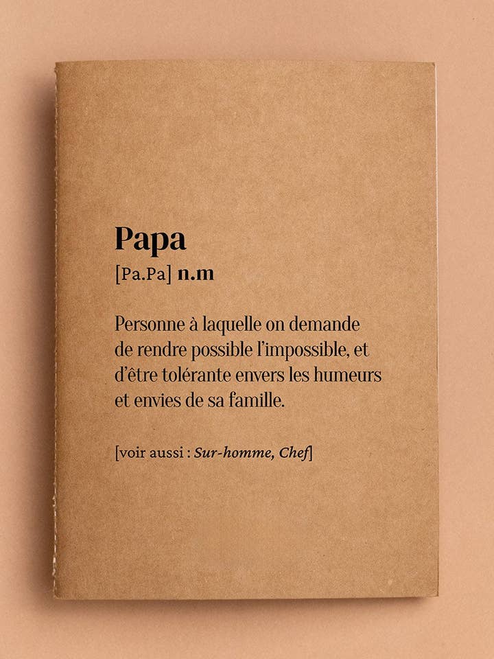 A5 Notebook Definition Dad for wholesale by Family Impact Stories