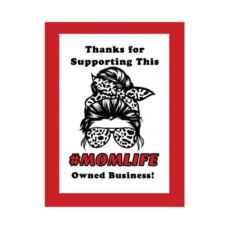 The Golden Dandelion – wholesale Sticker – 50ct Thank you for supporting this #MOMLIFE 2x2.5 Stickers0