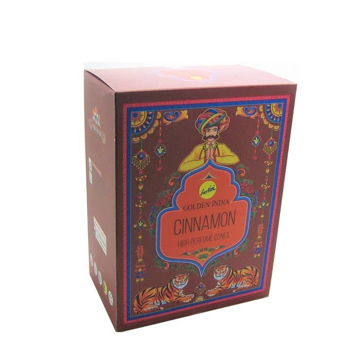 Cinnamon Perfume Backflow Cones by Sree Vani sticks scent for wholesale by Ritual Scent