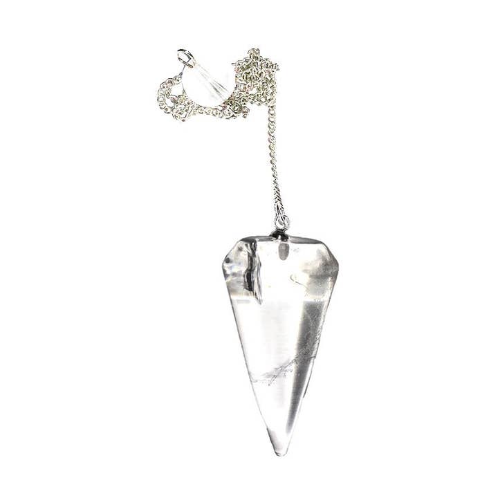 Bergkristal slinger - kegel voor wholesale door France Mineraux