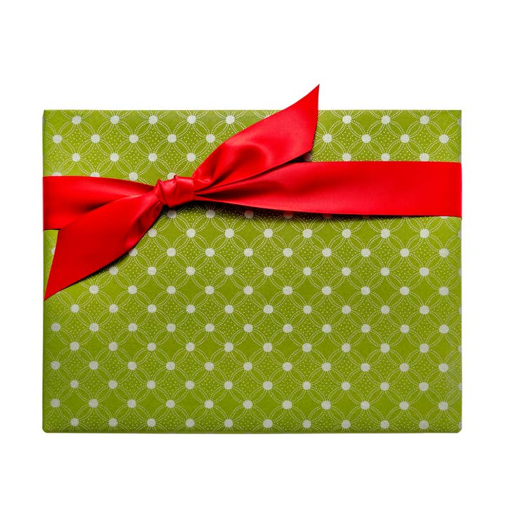 Envoltura de regalo | Dancing Dots | Verde para venta al por mayor de Color Box Design & Letterpress