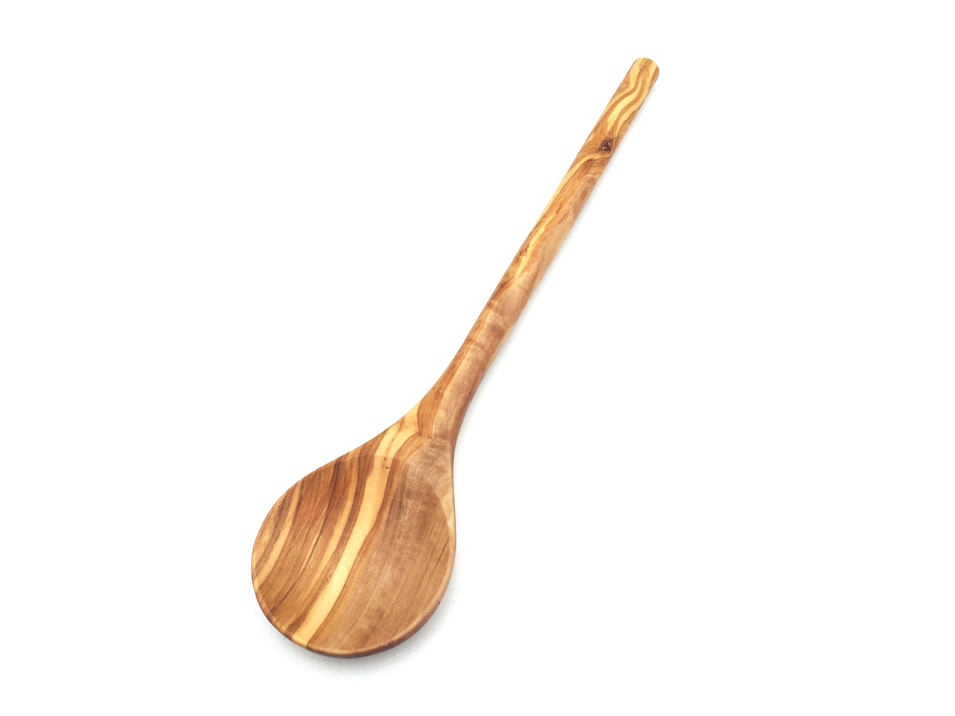 medina mood - Vendita all'ingrosso Cucchiai da cucina - Cucchiaio da cucina con manico rotondo in legno di ulivo5