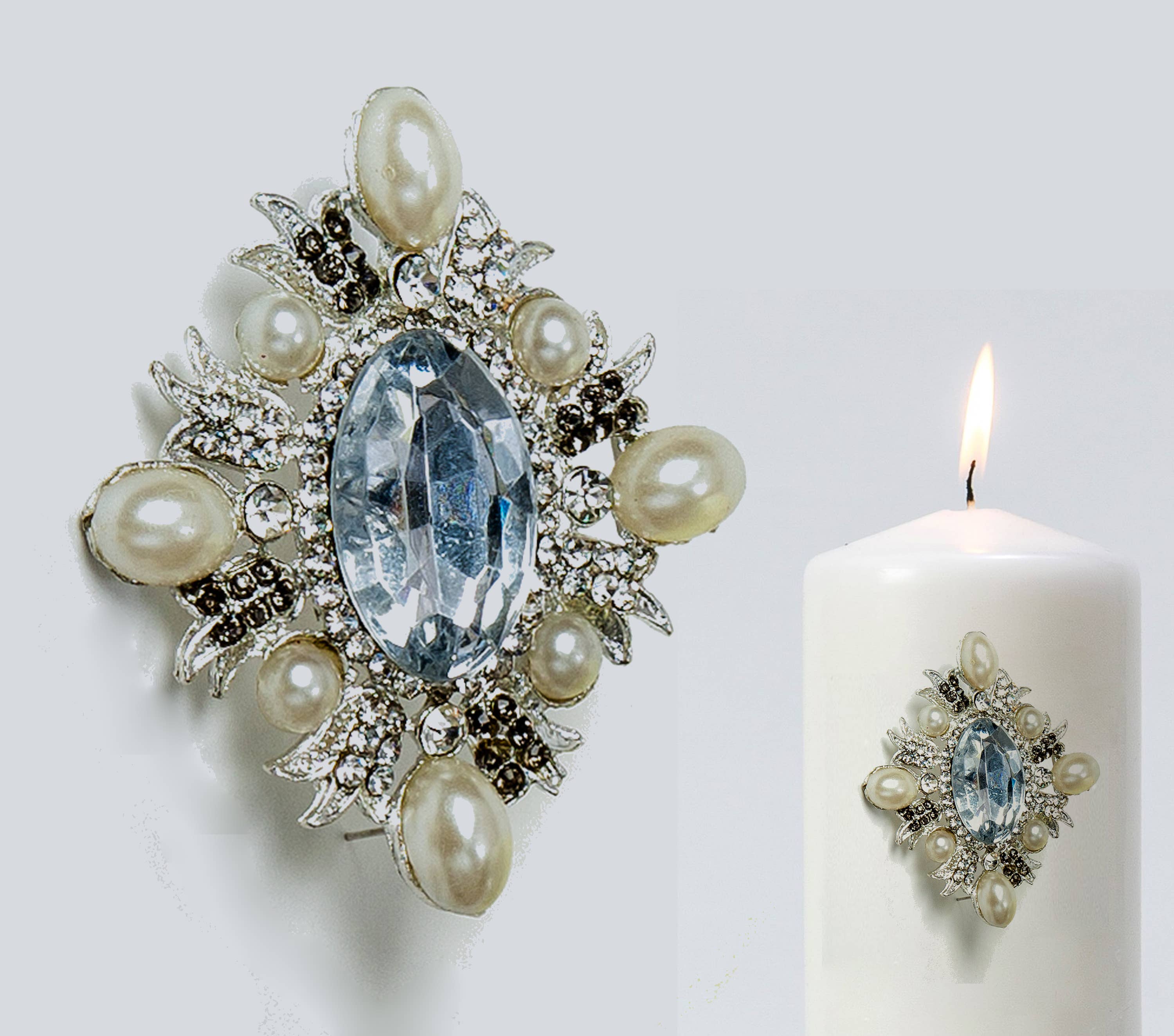 Globe Enterprise - Wholesale Decorative Tabletop Object - Diamante Candle Pins – Elegant Decorative Candle Accessories3