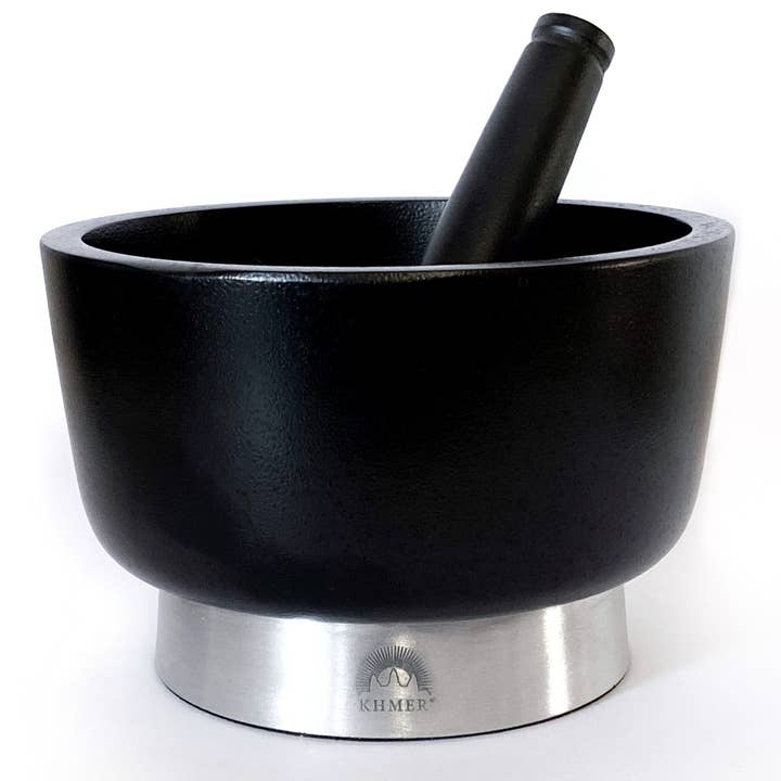 KHMER - Wholesale Mortar & Pestle - Gjutjärn