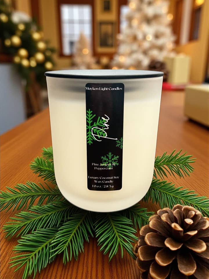 Pine Candle for wholesale by Mayken Light Candles