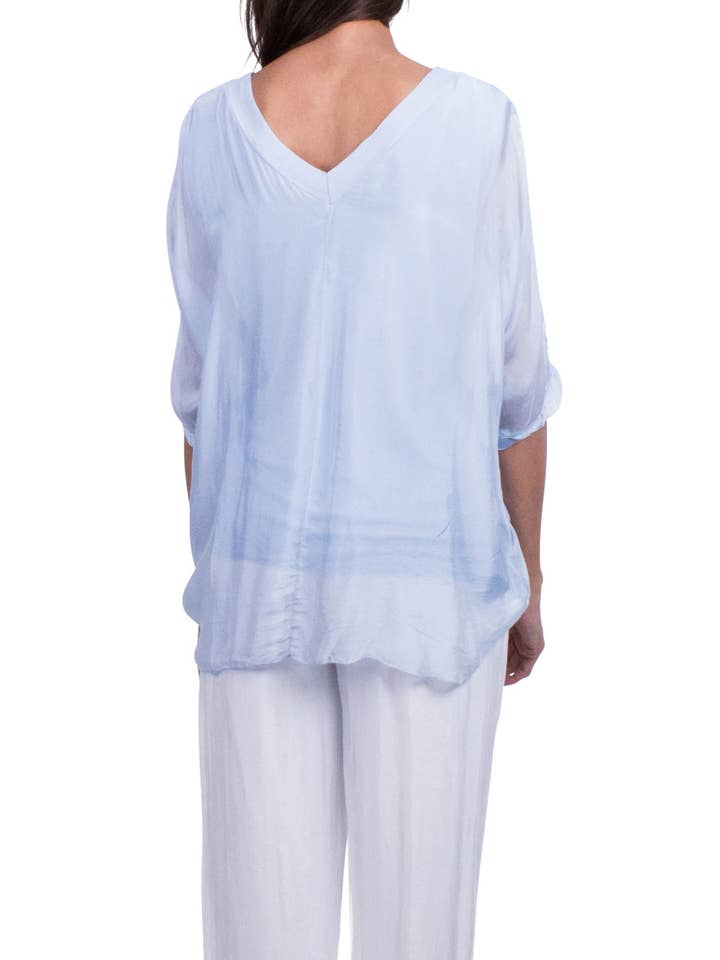 Gigi Moda - Wholesale Kaftan - Women's - Raw Edges V-Neck Kaftan23