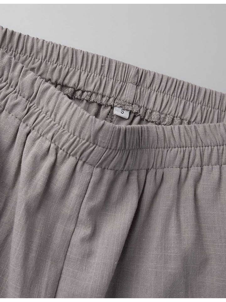 Sweetkama - Wholesale Top & short set (NOT loungewear) – Women’s - Ladies Solid Color Button Down Long Sleeves Shirt & Shorts Set14