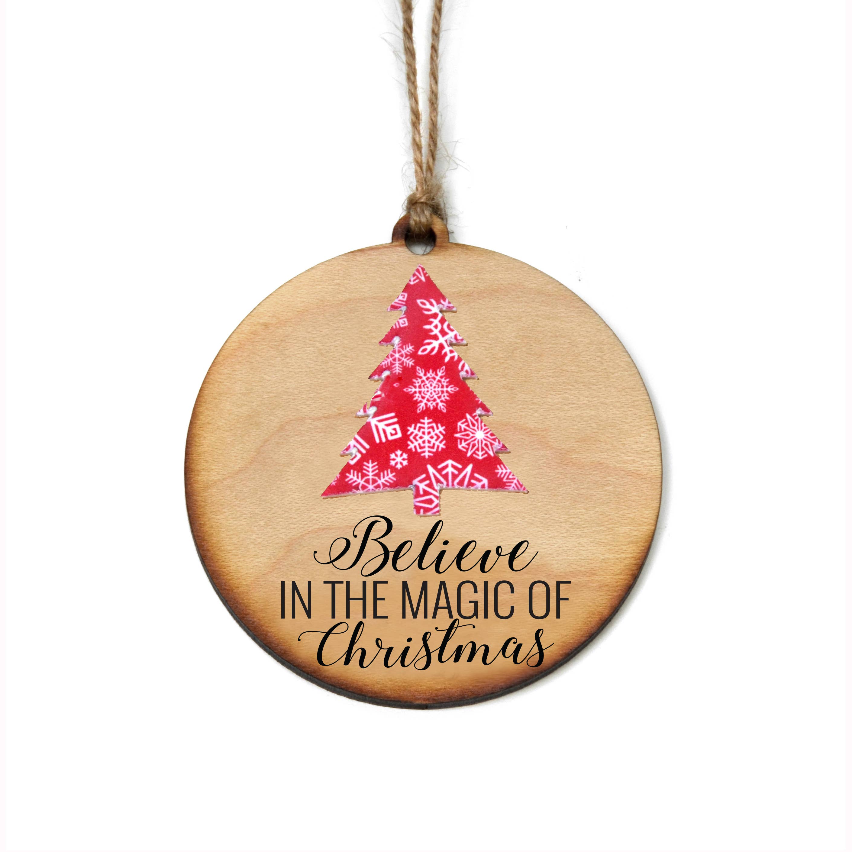 Driftless Studios - Wholesale Ornament - Believe In The Magic Of Christmas Ornaments