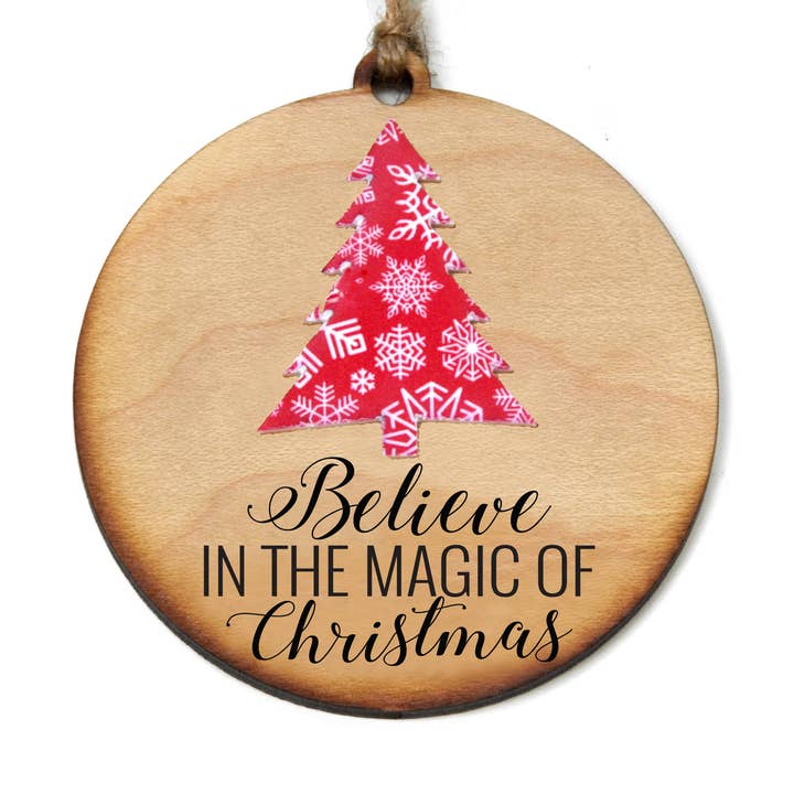 Driftless Studios - Wholesale Ornament - Believe In The Magic Of Christmas Ornaments0